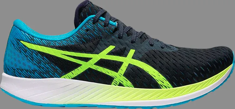 Asics hyper speed 'blue hazard green' sneakers, blue