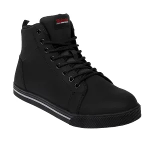 BA061-37 Slipbuster Recycled Microfibre Safety Hi Top Boots Matte Black 37