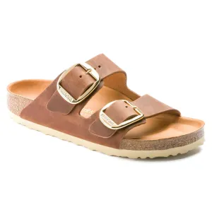 Birkenstock Arizona Big Buckle Cognac Oiled Leather Women's