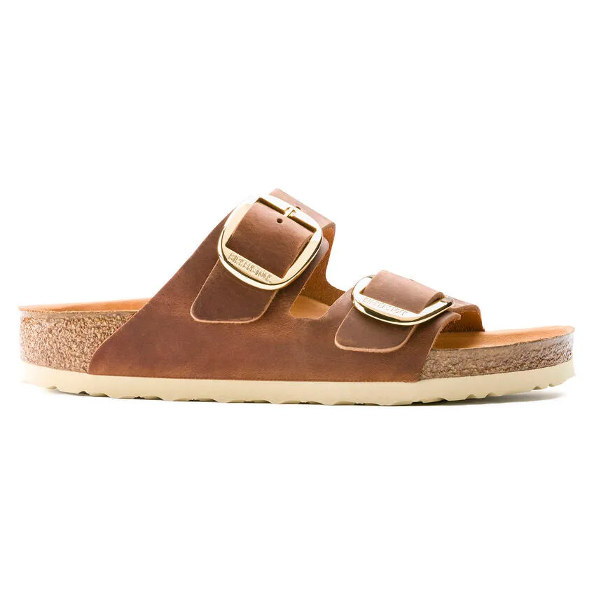 Birkenstock Arizona Big Buckle Cognac Oiled Leather Women's