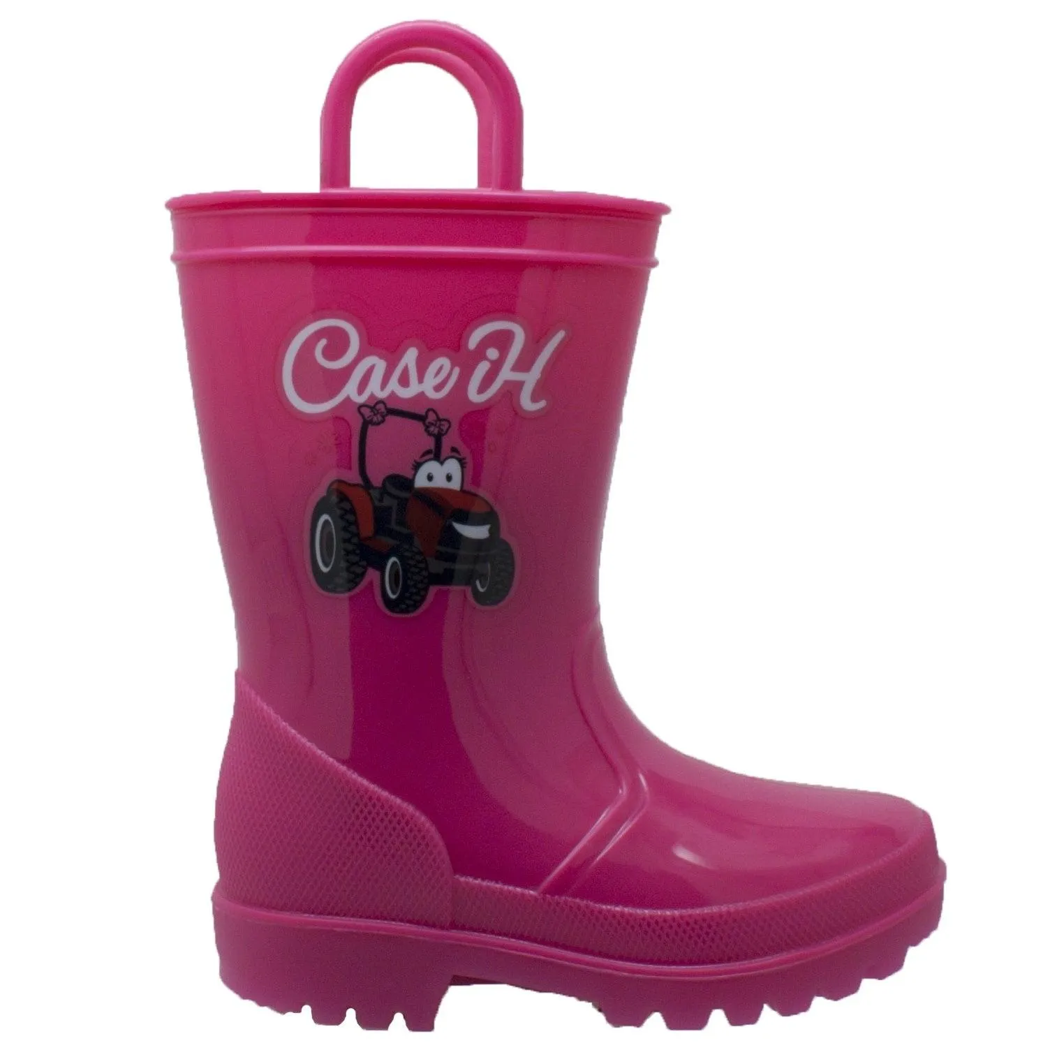 Case IH Toddler's PVC Boot with Light-Up Outsole Pink