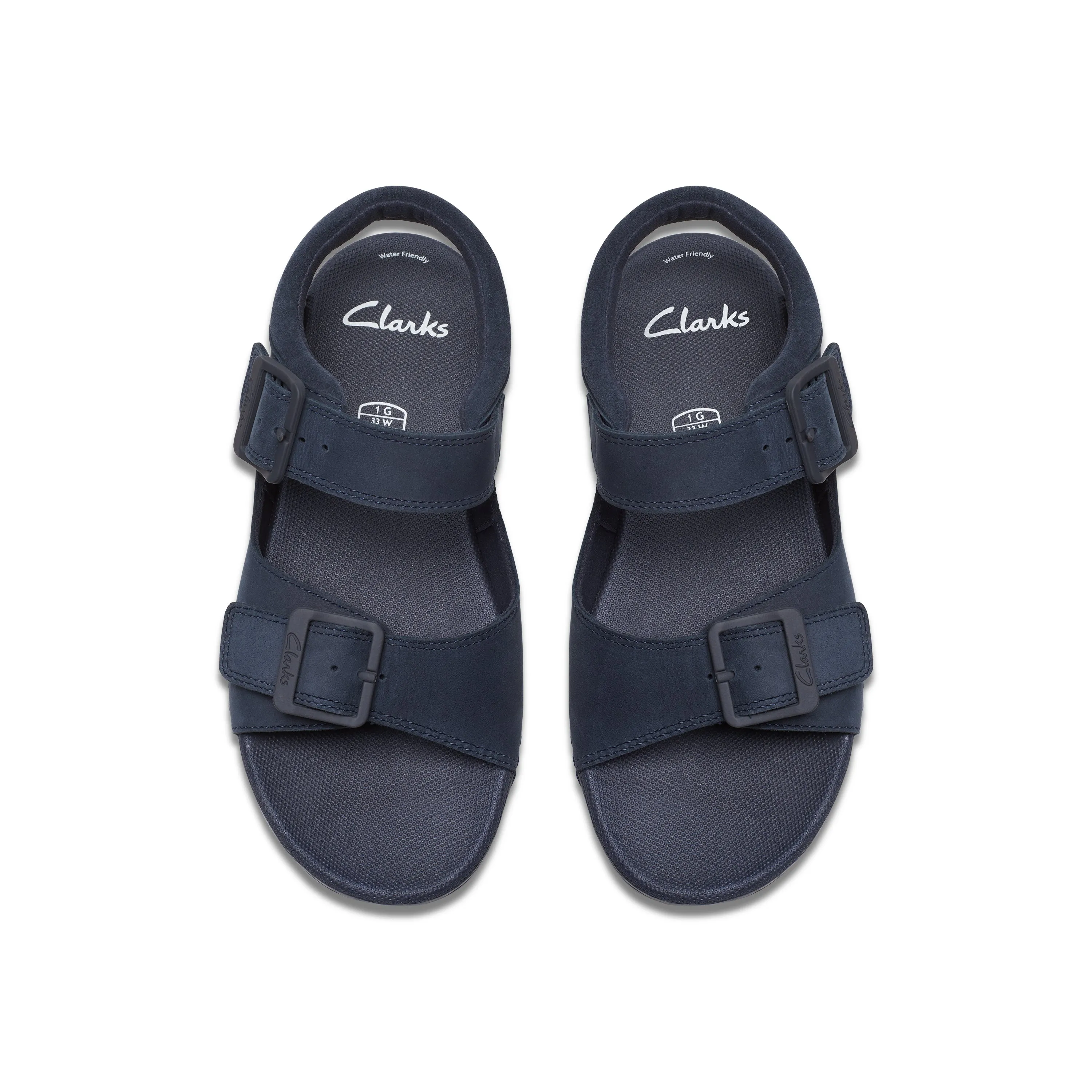 Clarks Baha Beach K Navy Buckle Sandal