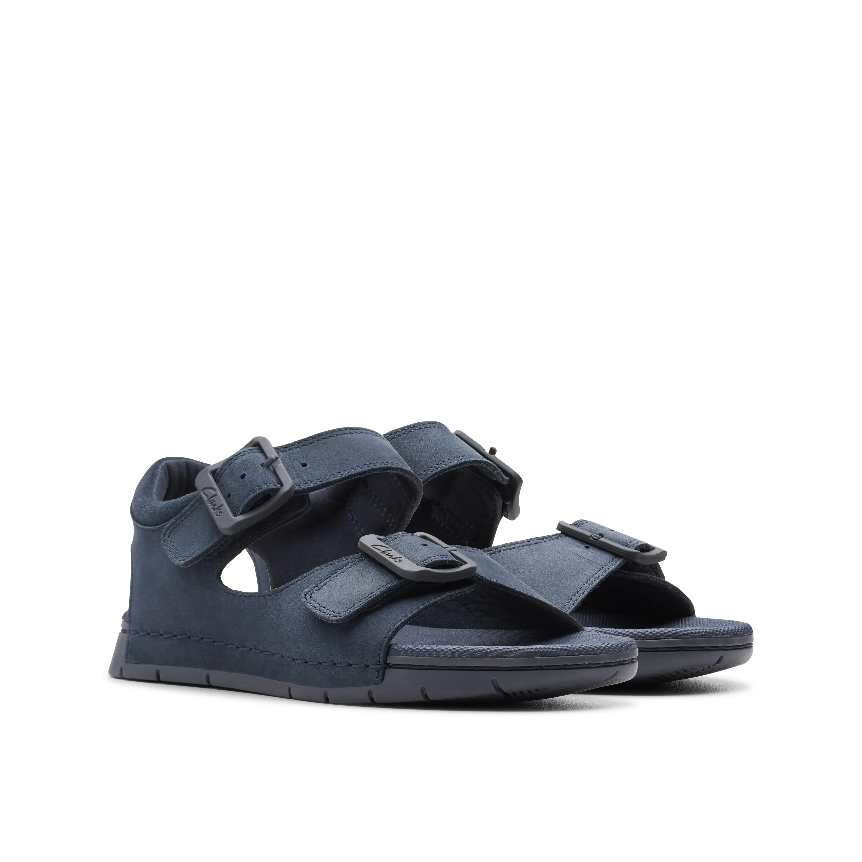 Clarks Baha Beach K Navy Buckle Sandal