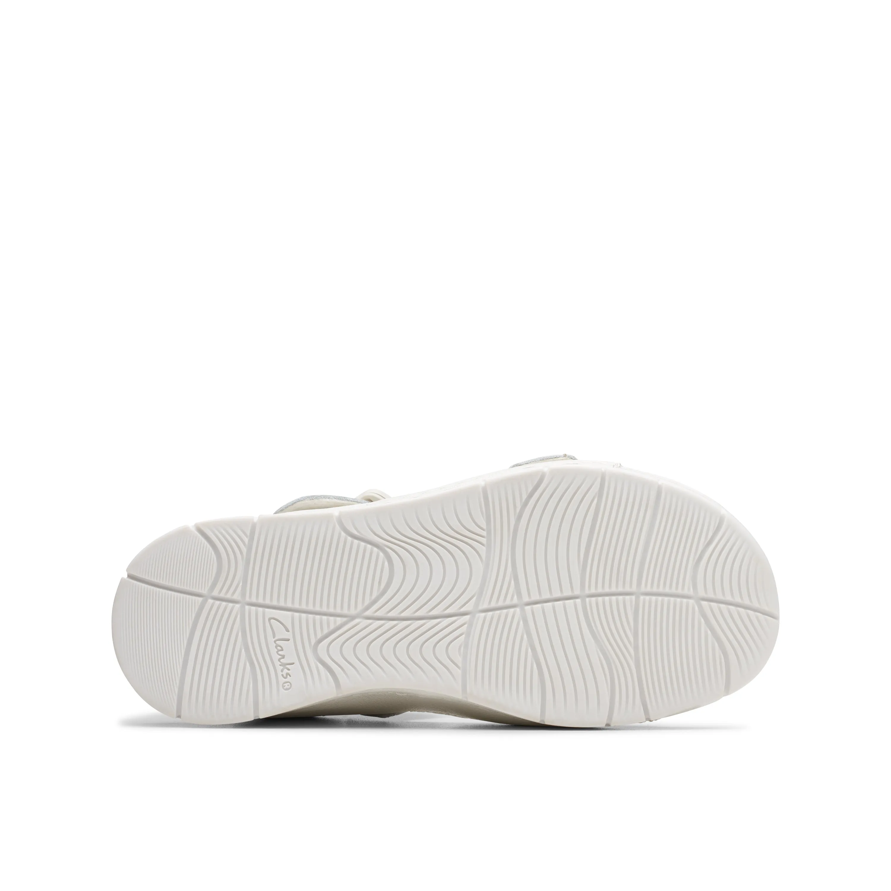 Clarks Baha Beach White Buckle Sandal