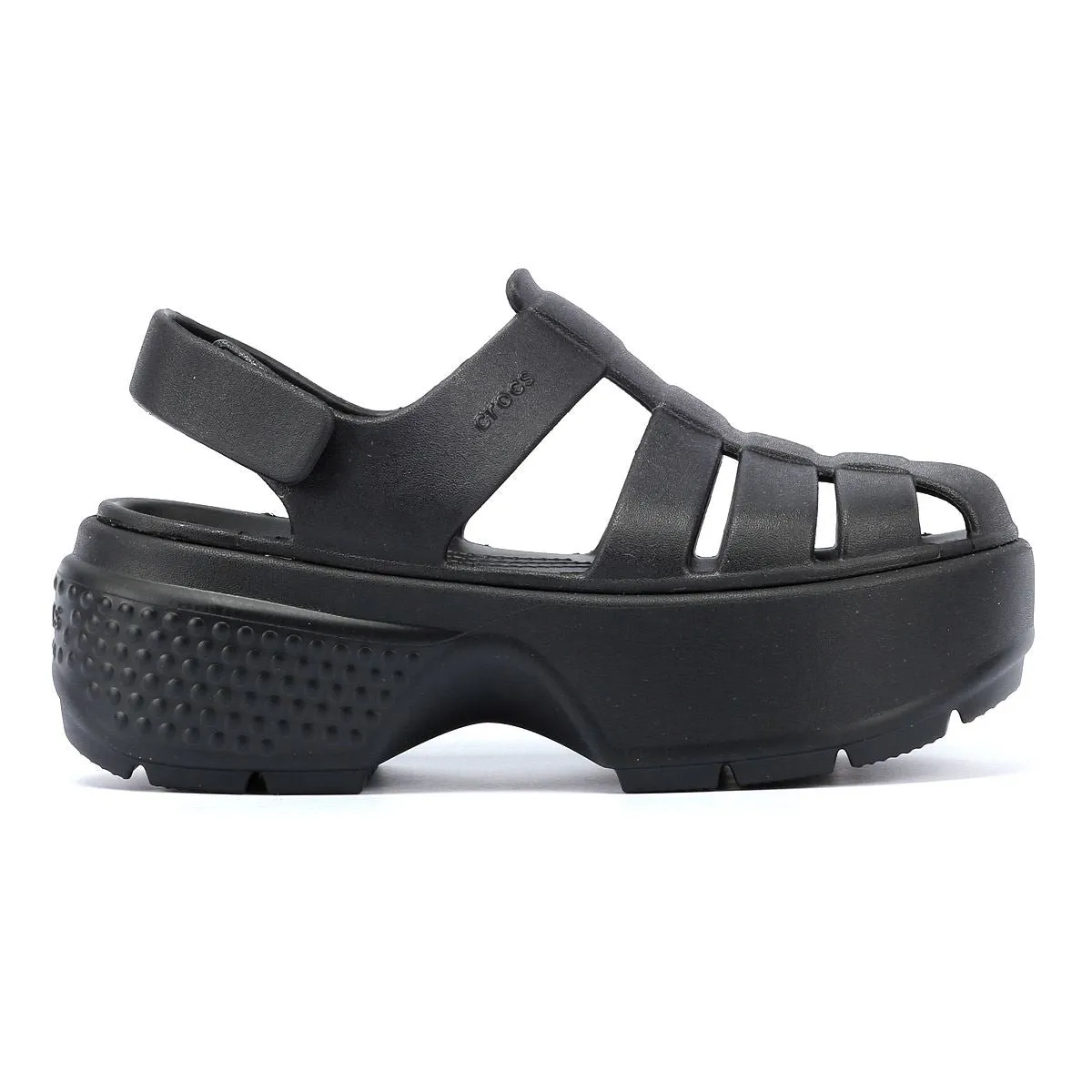 Crocs Stomp Fisherman Women's Black Sandals