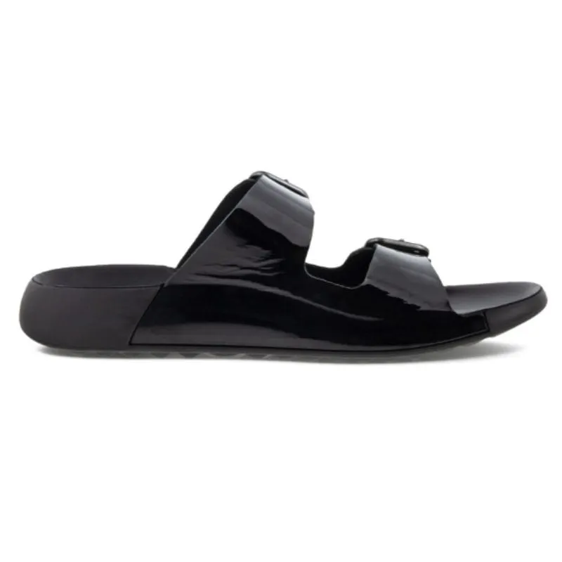 Ecco 2nd Cozmo W Black Patent Women's Slides