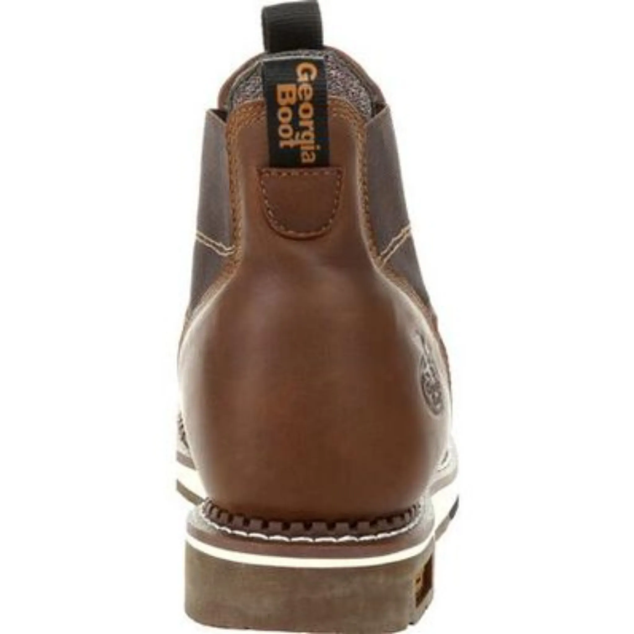 GEORGIA MEN'S BROWN 5 INCH WATERPROOF CHELSEA WORK BOOT - GB00352