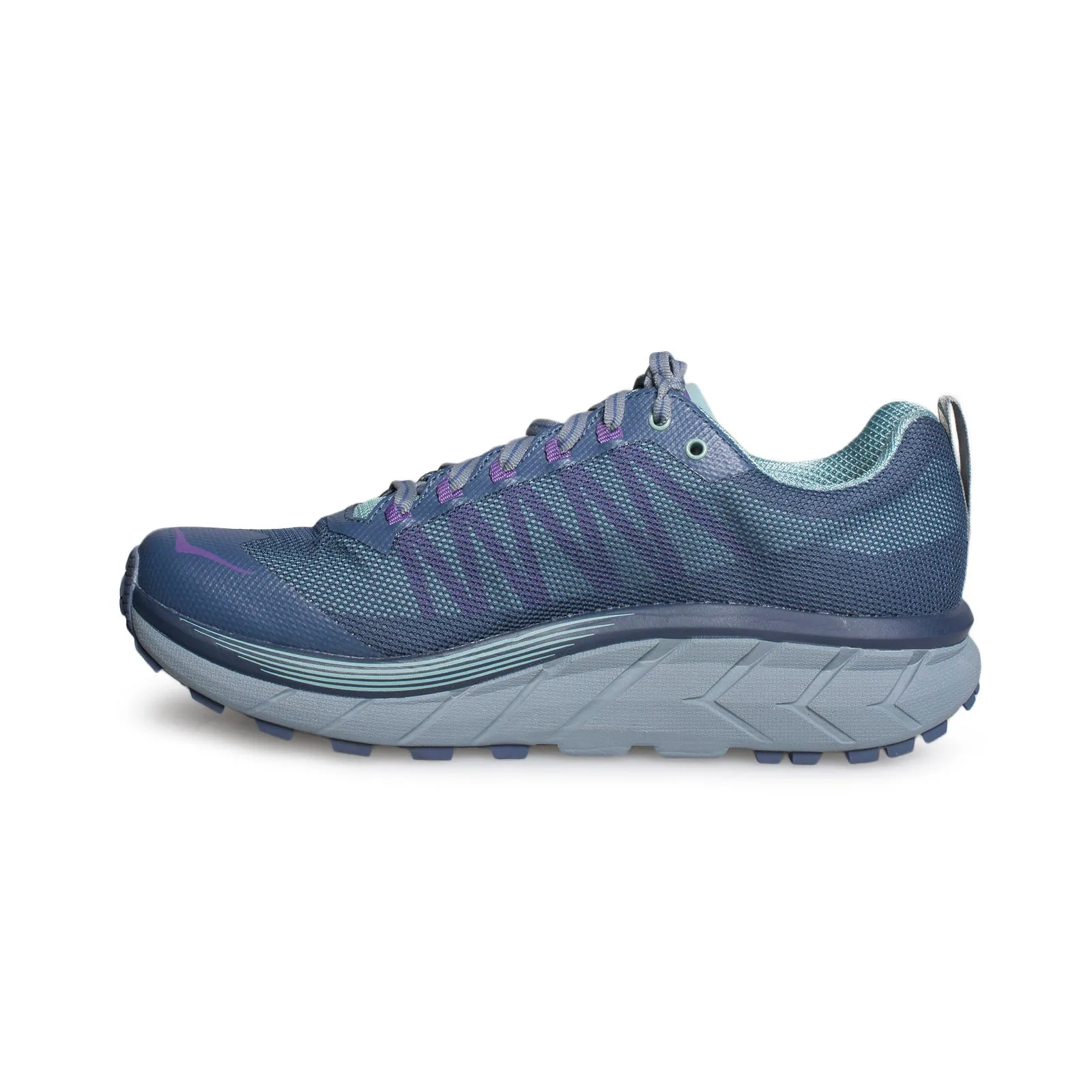 Hoka One One Challenger ATR 4 Aquifer / Vintage Indigo Running Shoes - Women's