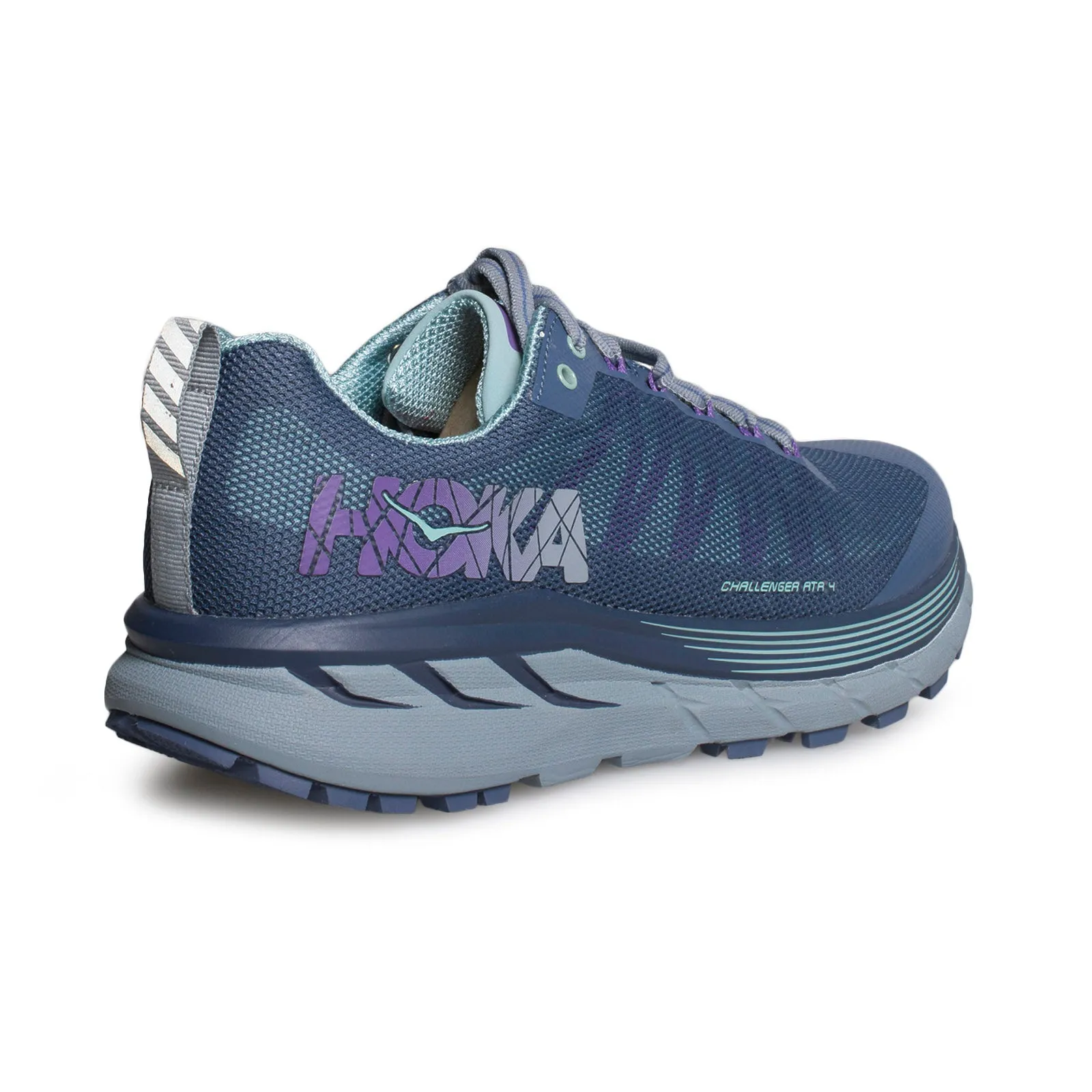 Hoka One One Challenger ATR 4 Aquifer / Vintage Indigo Running Shoes - Women's