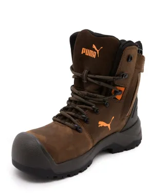 Iron Heavy Duty High Cut Safety Boot - Brown