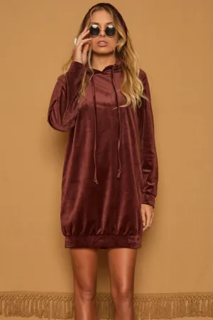 Kiss Goodbye Dress Burgundy