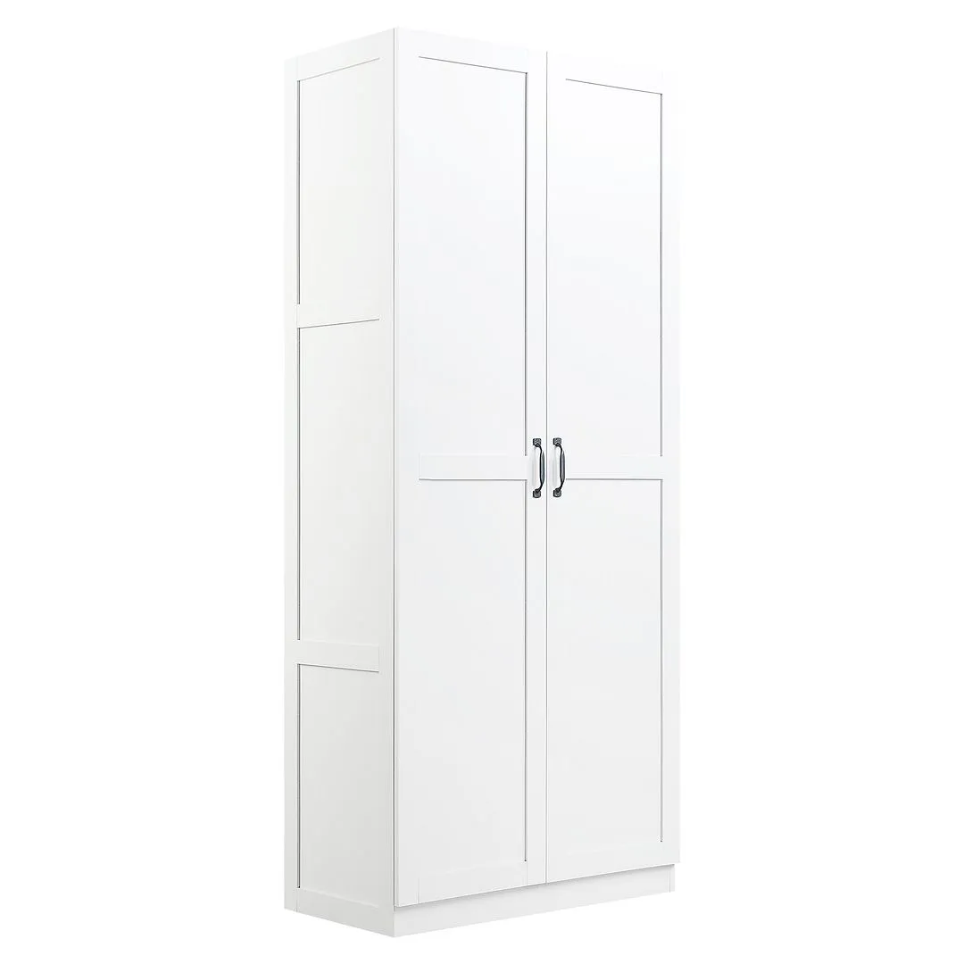 Manhattan Comfort Hopkins Modern  Storage Closet 3.0 in White - Set of 2