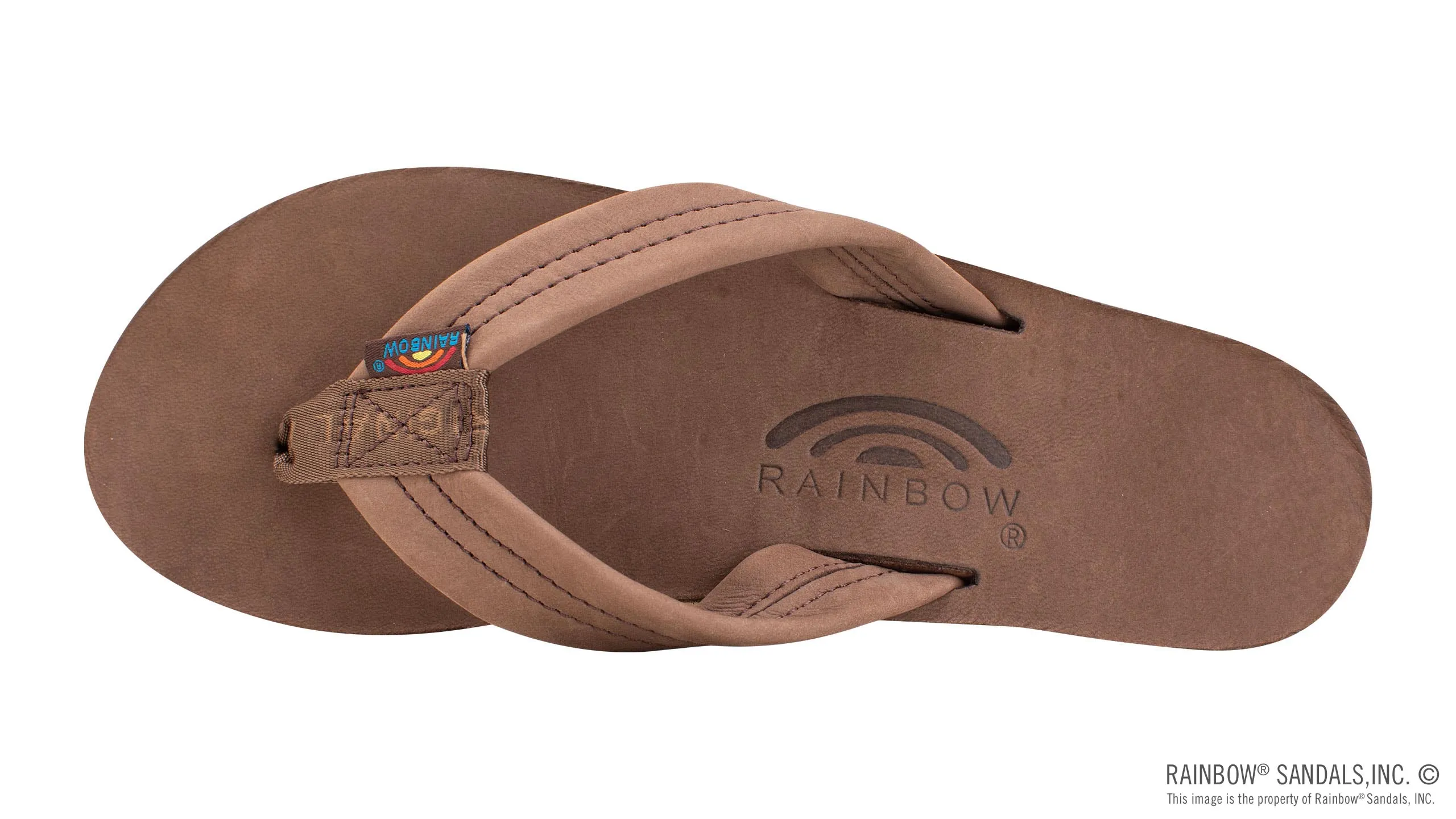 Rainbow Sandals Women's - Single Layer - 1" Strap - Expresso