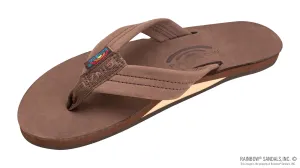 Rainbow Sandals Women's - Single Layer - 1" Strap - Expresso