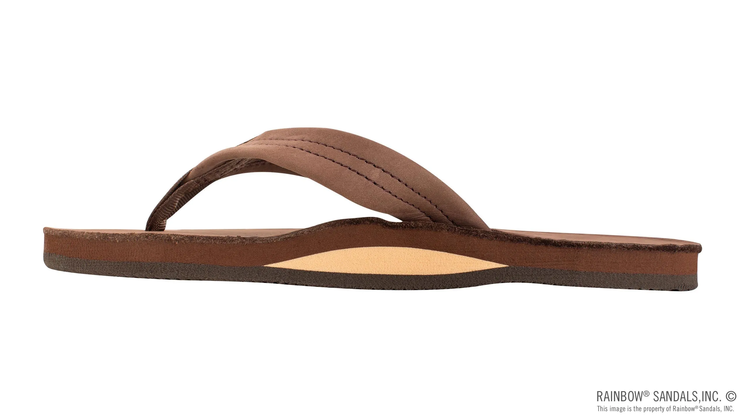 Rainbow Sandals Women's - Single Layer - 1" Strap - Expresso