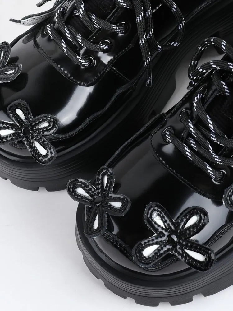 Ribbon design platform shoes【s0000002134】