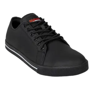 Slipbuster Microfibre Safety Trainers Matte Black 43 - BA060-43