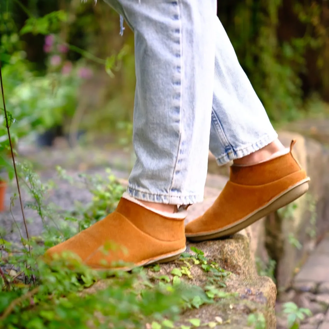 TE KUITI Shearling Chestnut Brown