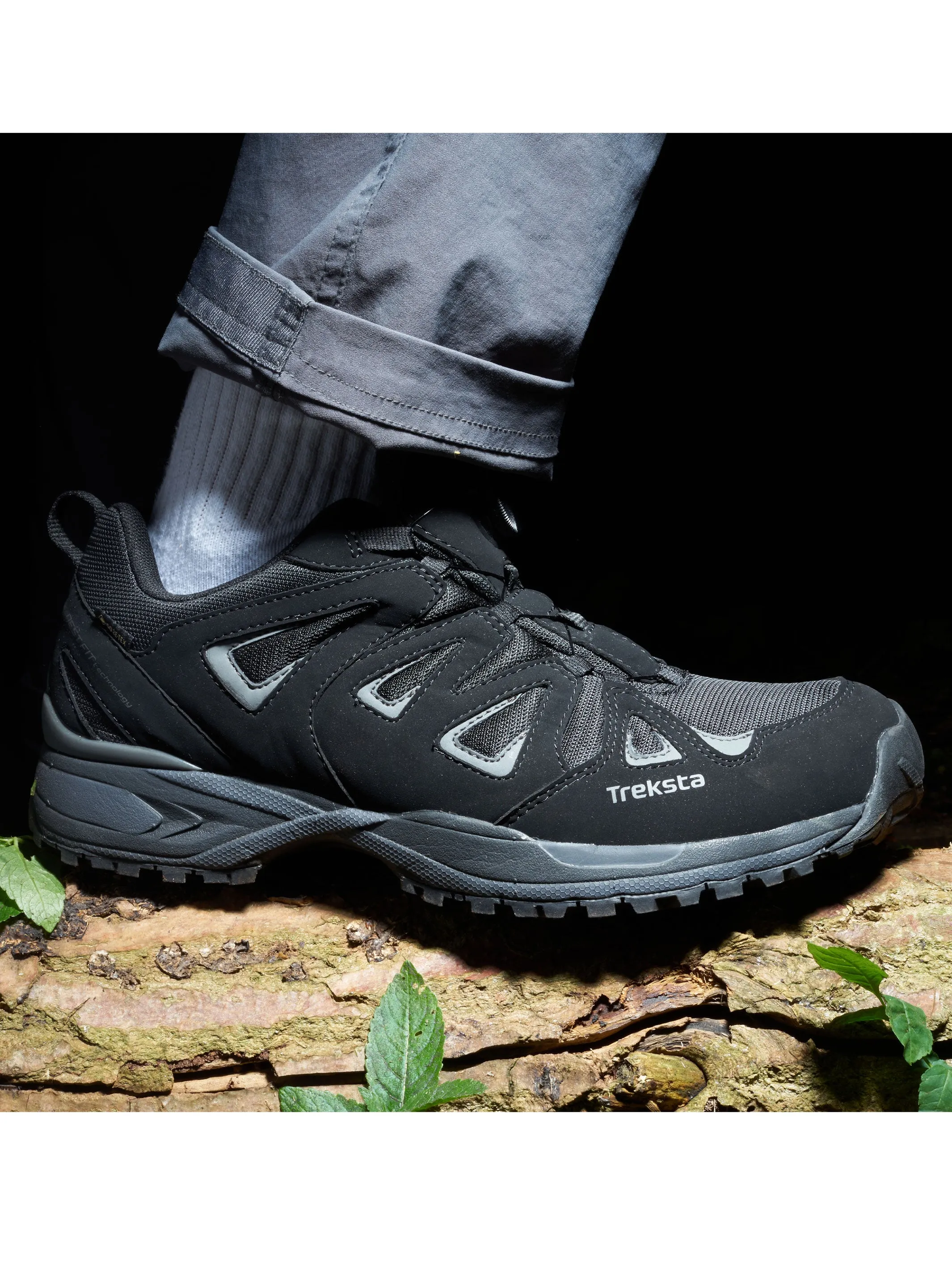 Treksta - Buxton Boa Gore-Tex Waterproof trail shoes GTX  - Black