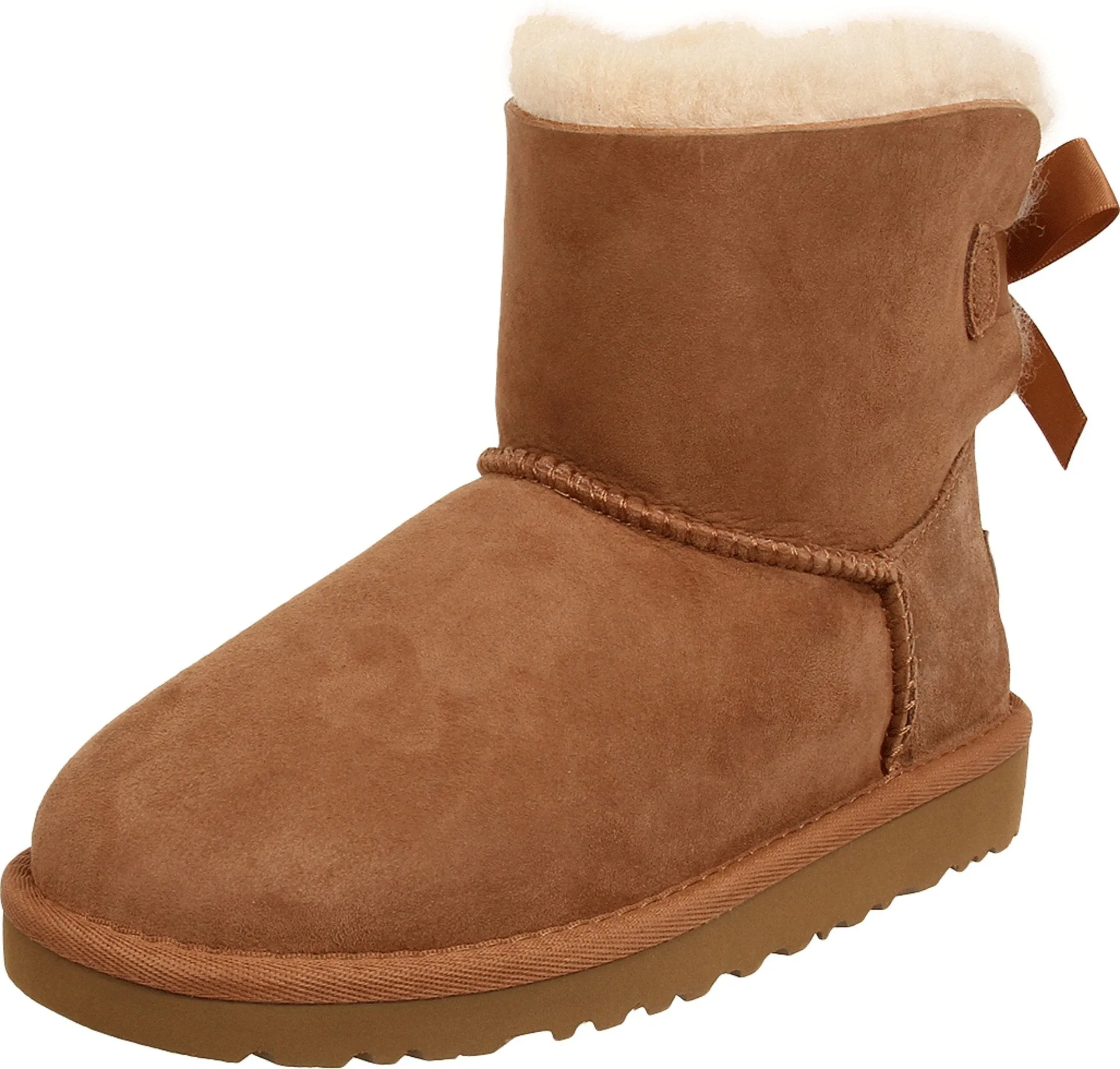 UGG Unisex-Child Mini Bailey Bow Ii Boot, Chestnut