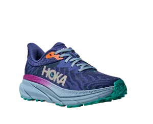 Women's Hoka Challenger 7 Color: Evening Sky/Drizzle (WIDE WIDTH)