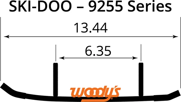 Woodys Trail Blazer IV Flat-Top Carbide Wearbar Runners